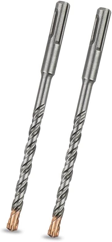 Meccion SDS Plus Hammer Drill Bits 8mm x 160mm 2pcs Tungsten Cross Tip
