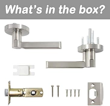 10 Pack Passage Hall/Closet Door Lock 