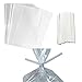 100 Clear Treat & Favor Bags | Ties Included | Great For Cake Pops, Candy, Gifts, Wedding or Party Favors | Food Safe Plastic | Stronger Than Cellophane | 1.5 Mils Thickness | 3