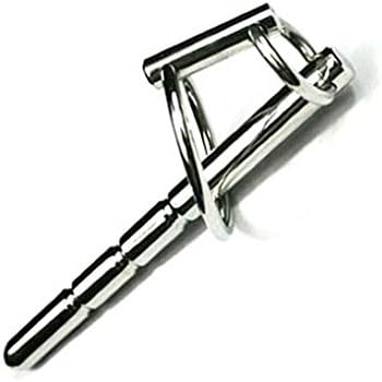 The Bondage Locker Prince's Wand Urethral and Penis Plug Urethral Sounds Dilator, Grey, 8 mm
