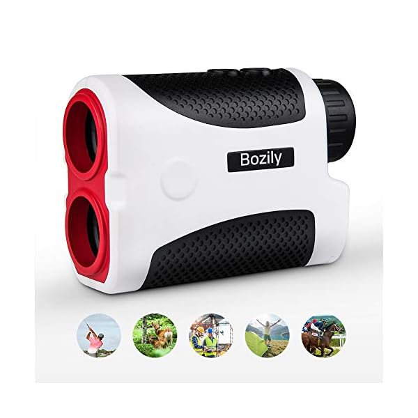 Bozily Golf Rangefinder,Hunting Rangefinder 6X Laser Range Finder 1000