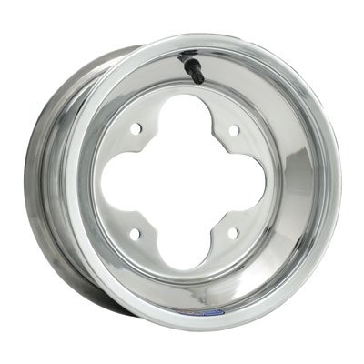 4/115 Douglas A5 Wheel 9X8 3.0 + 5.0 Polished Aluminum for Yamaha RAPTOR 250 2008-2013