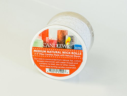 Candlewic Med. Natural Wick - Spools - 100 Ft