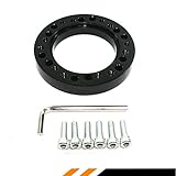 1/2'' Steering Wheel HUB Adapter Spacer for NARDI Personal SPARCO OMP MOMO (Black)