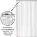 mDesign PEVA Shower Curtain Liner - 72