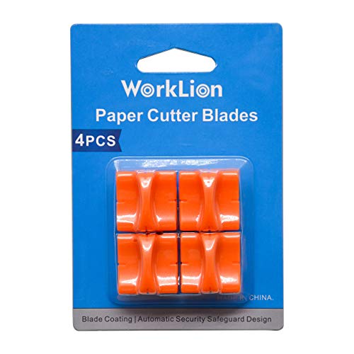 WORKLION Paper Trimmer Replacement Blades with Automatic Security