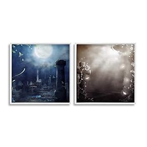 Framed Dreamscape Home Artwork for Living Room Bedroom x2 Panels