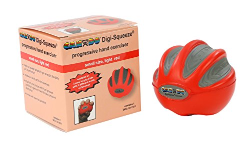 CanDo Digi-Squeeze, Light Red, Small