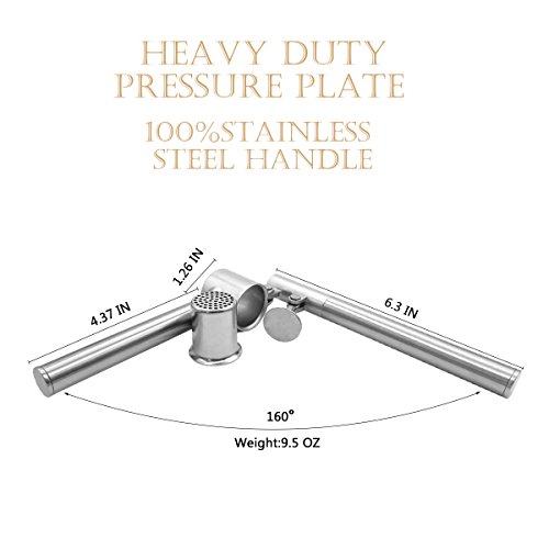 JYsun Garlic Press Garlic Peeler Garlic Mincer Garlic Chopper Garlic Grinder Garlic Crusher Garlic Masher - Thumbnail 6