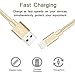 iPhone Charger Sharllen MFI Certified Lightning Cable Fast Charging Cable 5 Pack 3FT/6FT/10FT Nylon Braided USB Cord Long iPhone Cable Compatible iPhone XS/Max/XR/X/8/8P/7P/6S/iPad/iPod/IOS (Golden)