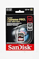 SanDisk 512GB Extreme PRO SDXC UHS-I Memory Card