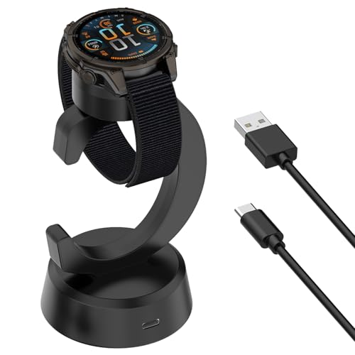 AWINNER Charging Dock Station Compatible for Garmin Watch Charging Stand