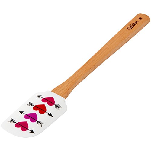 Wilton 2103-4381 Heart With Arrows Silicone Spatula