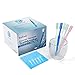 100 𝙋𝙧𝙚𝙢𝙞𝙪𝙢 𝙋𝙍𝙀𝙋𝘼𝙎𝙏𝙀𝘿 disposable toothbrushes with Dental 𝐅𝐋𝐎𝐒𝐒 for Travel, Hotel, Guest Individually Wrapped Bulk ToothBrush Kit with Great Minty Taste