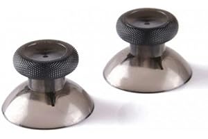 JMXLDS Gametown 2PCS Analog Thumbstick Thumb Stick Joystick for Microsoft Xbox One Game Controller Transparent Black.