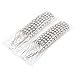 Qulable 24pcs Shower Curtain Hooks Rings, Rustproof Stainless Steel Heavy Duty Shower Hooks for Bathroom Shower Rods Curtains