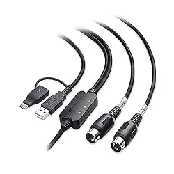 Cable Matters MIDI to USB Cable 6.6 ft / 2m