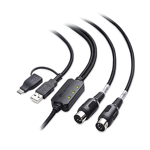 Cable Matters MIDI to USB Cable 6.6 ft / 2m