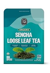 FGO Organic Sencha Loose Leaf Tea, Resealable