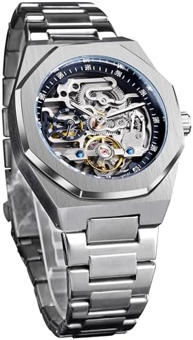 FORSINING Automatic Watch Mechanical Wrist Watch for Men Octagonal