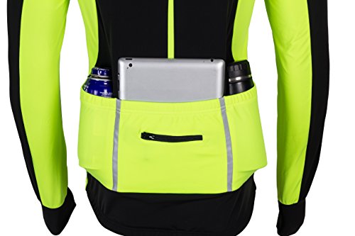 image for Maks Thermal Cycling Jersey Long Sleeve Snow Water Reflective Windproo