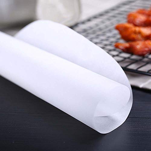image for Lawei 500 Counts Round Parchment Paper - 9 Inch Baking Parchment Circl