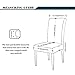 subrtex Dining Chair Slipcovers Stretch Parsons Chair Covers Sets Chiar Protector Removable Washable Elastic for Ktichen Dining Room Restaurant Hotel Ceremony (2, Grey)