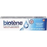 Biotene Fresh Mint Original Fluoride Toothpaste, 0.7 ounce Trial Size