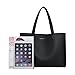 Tote Bag Konpad Womens Handbags PU Leather Shoulder Bag Large tote bag Black and Handbags