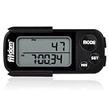 Premium Pedometer for Walking, Running, Count Steps, Track Calories Burned, Miles Traveled and Distance with Precision, 30 Days Performance Memory, Large Simple Display with Extra Long Battery Life