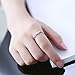Jsely Adjustable Open Rings for Women Love Heart Ring CZ (one Size fits All Rings) 925 Sterling Silver Jewelry (Adjustable)