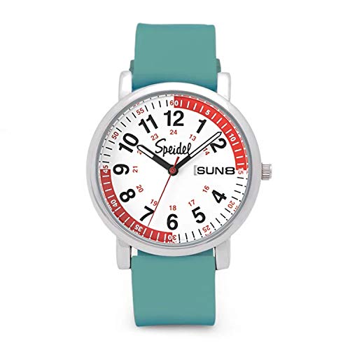 Speidel Scrub Watch™ Pulsometer 30 V2 Pulsschattierung, Quadranten, Krankenschwestern, Ärzte, medizinische Fachleute, Studenten, Blaugrün/Ein Hauch von Paradies (Trace of Paradise), Scrub 30V2