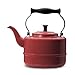 Paula Deen 2-Quart Enamel on Steel Teakettle, Red