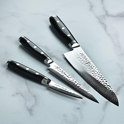 Enso HD Knife Set Made in Japan VG10 Hammered Damscus Japanese