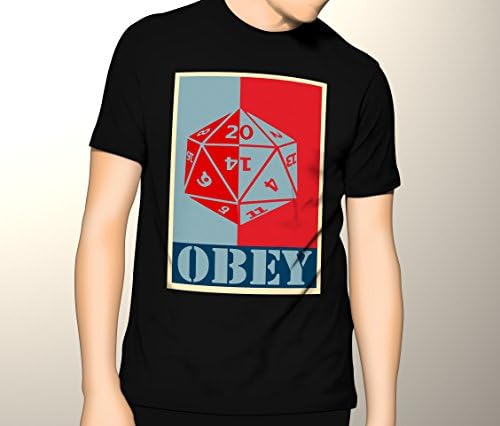Dungeons and Dragons, D&D, Obey the Dice, Premium Men's Graphic T-shirt