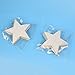 Lacheln Star Party Decorations Birthday Baby Shower Christmas Hanging Paper Garland (Glitter Silver,26 Feet)