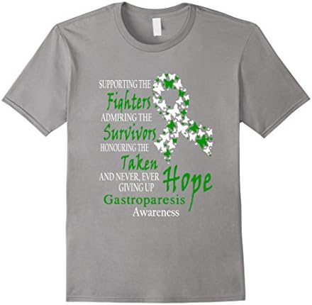 Men's Never Giving Up Hope Gastroparesis Awareness - Gastroparesis Medium Slate