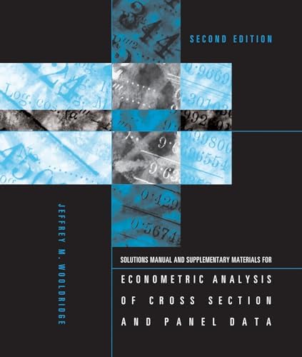 Econometric Analysis of Cross Section and Panel Data, second