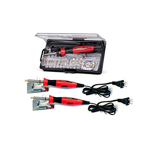 TRUArt Wood and Leather Pyrography Pen Set + 2 Extra Pens Bundle Best