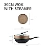 Haufson-30cm-Die-Cast-Wok-with-Steamer-Induction-Cookware-Natural-PFOA-Free-Non-Stick-Stir-Fry-Pan-Black Haufson 30cm Die cast Wok with Standable Lid | Works with All Major Hobs | Natural PFOA Free Non-Stick Stirfry Pan…