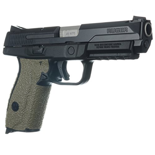 TALON Grips for Ruger American 9mm/.45 cal (Medium Backstrap, Rubber-Moss)