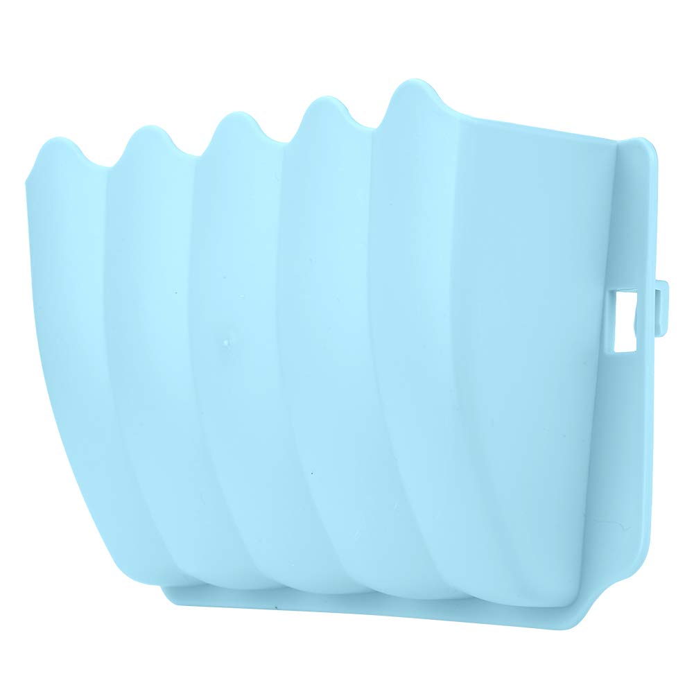 Hay Rack, Rabbit Grass Feeder Plastic Hanging Hay Manger Hay Bowl External Shelf for Rabbit Bunny Guinea PigChinchilla 9.8x6.2x2.7in(Blue)