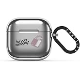 CASETiFY Mirror Case for AirPods 4/5 - Silver | Slim Fit | Wirelss Charging Compatible | 360-degree Protection | UR EARS ONLY!