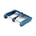 Watch Bands Straps Replacement Buckle Wellfit Watch Watchband Clasp - Choice of Color and Size - Vacuum PVD Finish (18mm, Blue)