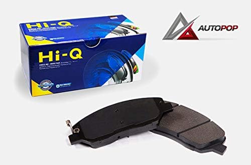 AutoPop Sangsin HiQ OE Korean Manufactured Front Brake Pad Shoe Replacement for Mahindra Scorpio (3rd gen 2008-2014 S4 S6 S8 S10 variants)
