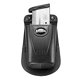 Fobus Holsters DSS1 Adjustable Single Magazine Pouch for Glock 43 & 42 (.380cal)