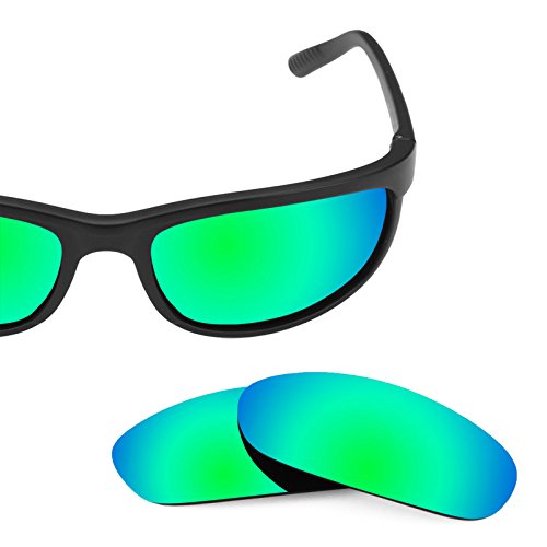 Revant Polarized Replacement Lenses for Ray Ban Predator 2 RB2027 Emerald Green MirrorShield