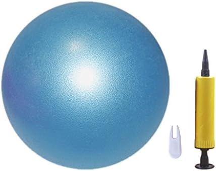 Mini Fitness Ball, for Pilates Yoga Gym Full Body Workout, Premium Exercise Ball for Physical Therapy (red) … (blue, 9 inch)