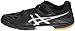 ASICS Women's Gel Court Control Volleyball Shoe, Black/Silver, 9 M US