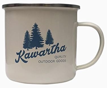 Kawartha Outdoors Enamel Mug (Cream)